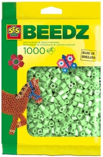 Mărgele de călcat SES Creative verde deschis 1000 buc.