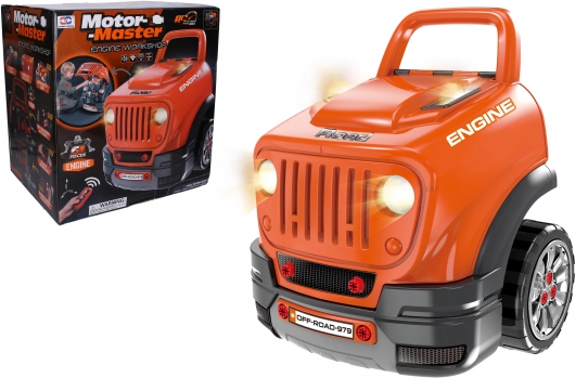 Motor de șurubelniță RC cu telecomandă 40x39x47 cm - mașină de teren