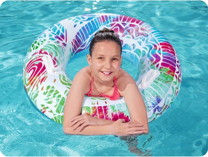 Diametru mare de 91 cm pentru relaxare confortabilă
