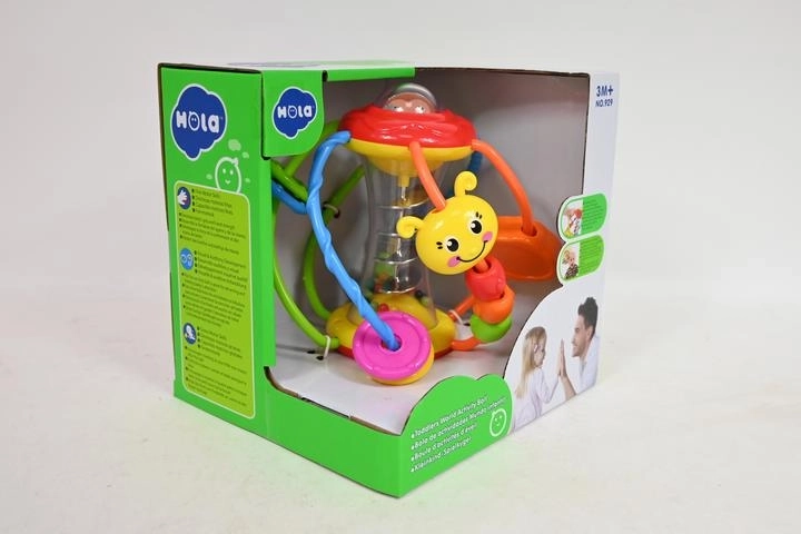 Hola SmilyPlay minge senzorială zornăitoare pentru bebeluși