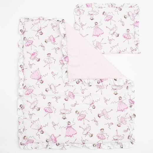 Set din bumbac pentru cărucior New Baby Ballerina Bella