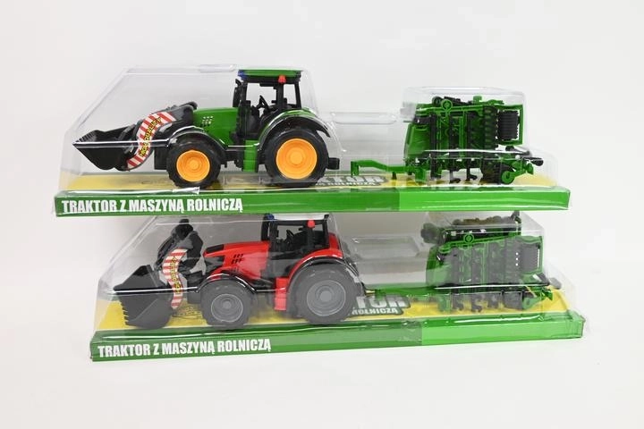 Tractor cu utilaj agricol (jucărie)