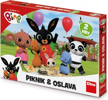 Picnic și petrecere 2‑în‑1 BING – jocuri de societate pentru copii