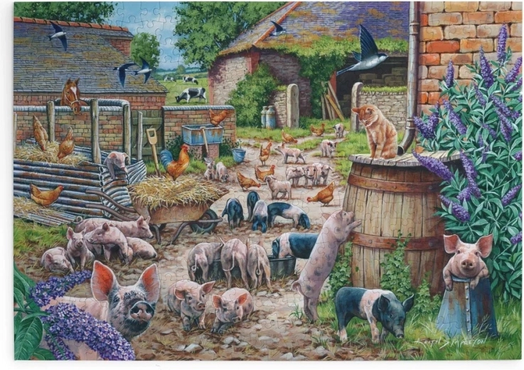 Puzzle Haosul purcelușilor, 500 de piese