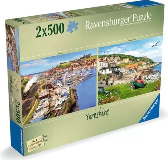 Puzzle Ravensburger peisaje pitorești: Yorkshire 2x500 piese