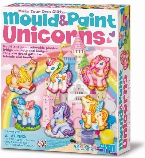 Set creativ Turnături din ghips - Unicorni sclipitori