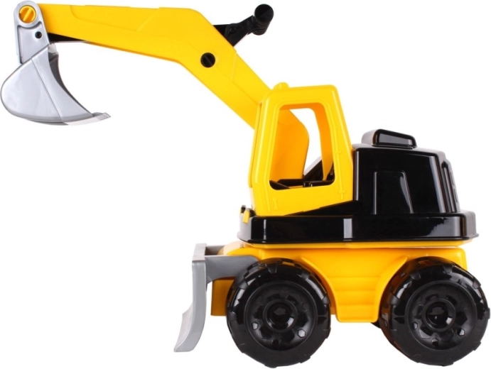 Excavator-încărcător – vehicul de construcții din plastic pentru copii