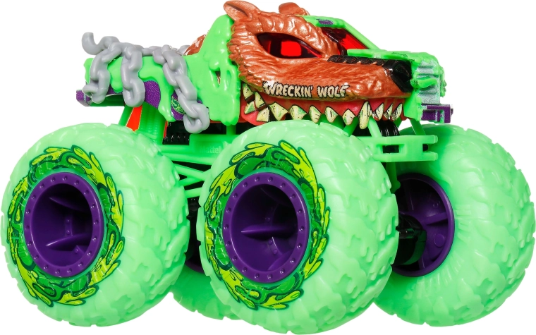 Monster truck Wreckin' Wolf cu roți uriașe