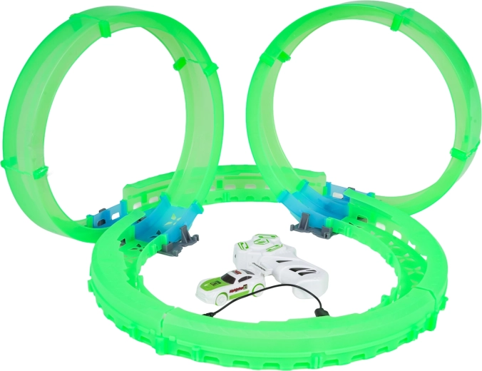 Pistă strălucitoare cu bucle