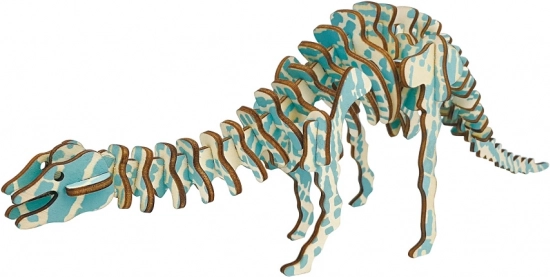 Puzzle 3D din lemn Diplodocus