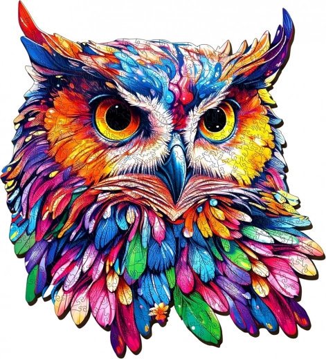 Puzzle din lemn Bufniță 500 de piese