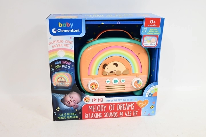 Clementoni Cle Baby radio pentru copii și jucărie muzicală de adormit Melodii pentru somn - 1 bucată
