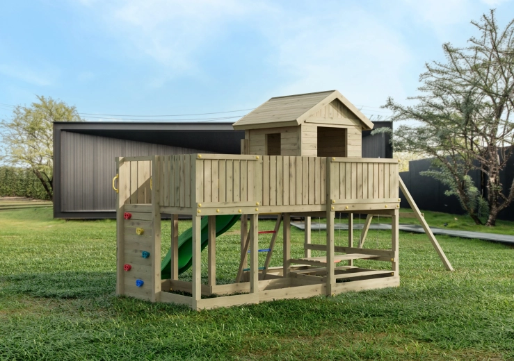 Căsuță cu terasă și acces sigur