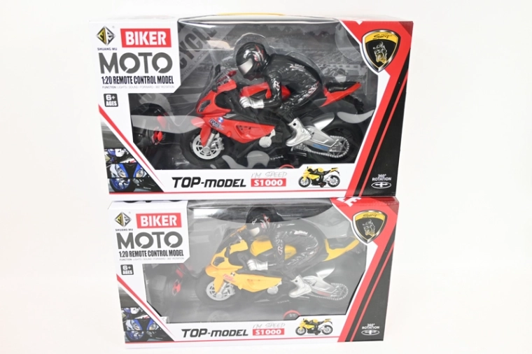 Motocicletă controlată prin radio cu încărcător