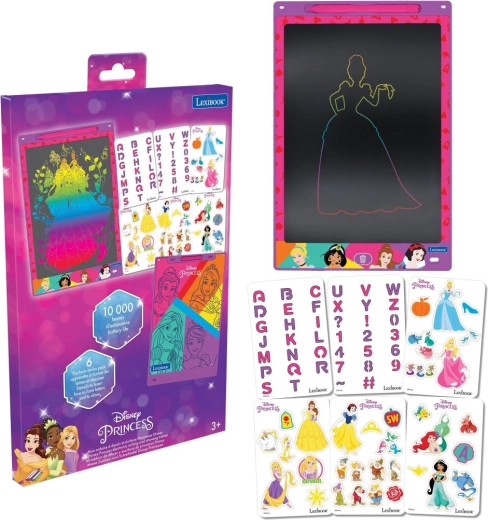Tabletă LCD de desen DISNEY Prințese de la Lexibook