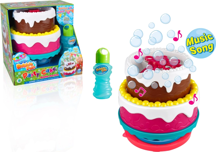 Tort aniversar cu baloane Bubble Fun cu melodie și lumină