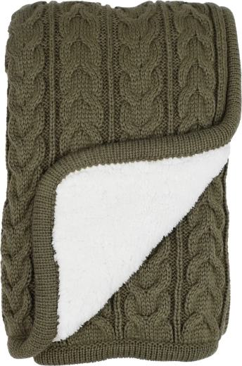 Pătură Vinter & Bloom Cuddly dusty olive