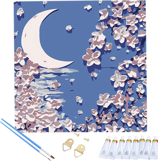 Totul într-o singură cutie: pânză, culori și pensule