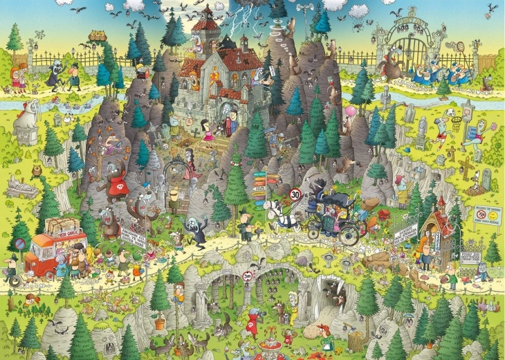 Puzzle Heye ZOO nebună: Expoziția Transilvania 1000 piese