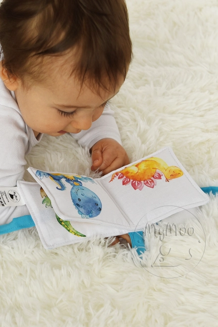 MyMoo mini cărticică textilă – Călătorie în preistorie