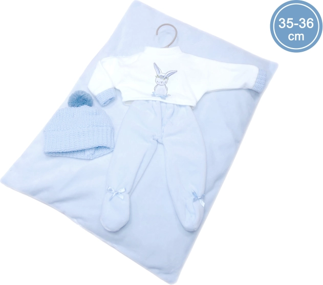 Hăinuțe pentru păpușa bebeluș New Born mărime 35-36 cm