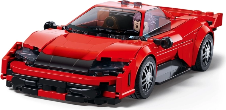 Sluban ModelBricks mașină sport roșie 1:32