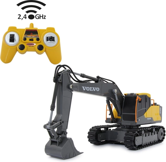 Excavator pe șenile Volvo EC160E cu telecomandă, la scara 1:26