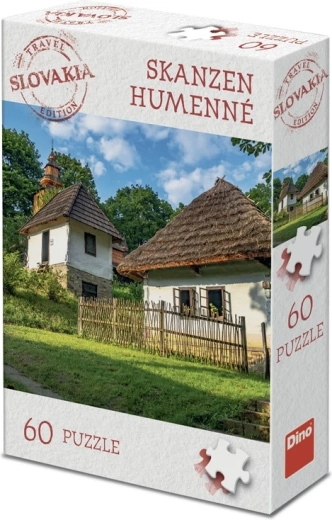 Dino Puzzle ediția turistică Slovacia – skansenul Humenné 60 de piese
