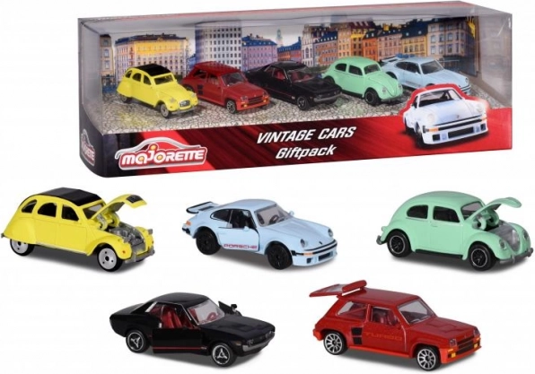 Set Majorette de mașini clasice, 5 bucăți
