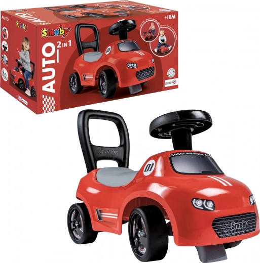 SMOBY vehicul de împins roșu cu claxon
