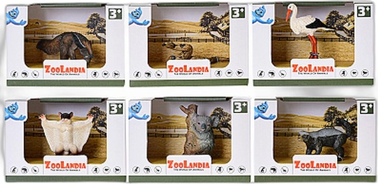 Zoolandia figurină animal de safari (6 tipuri) - 1 bucată