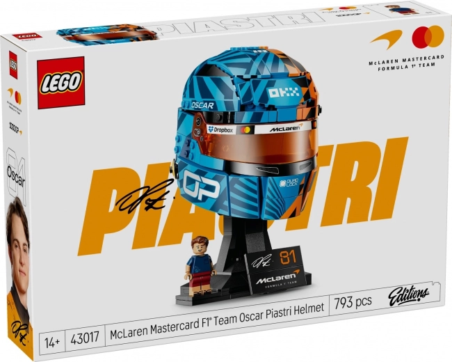 LEGO Cască Oscar Piastri McLaren Mastercard F1 Team