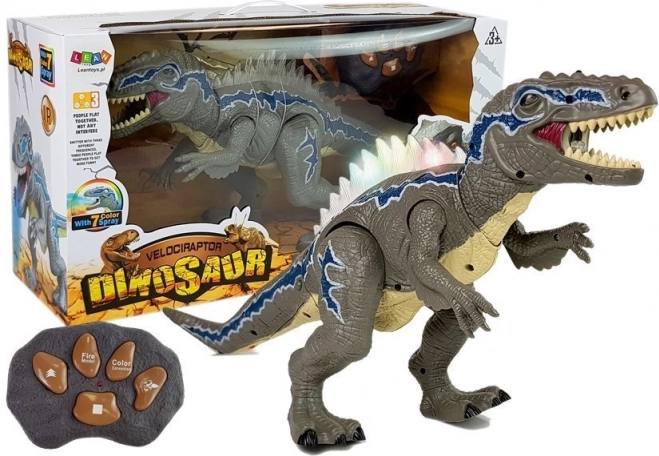 Dinozaur Tyrannosaurus controlat de la distanță cu efecte luminoase