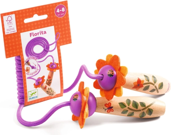 Coardă de sărit Djeco Florita