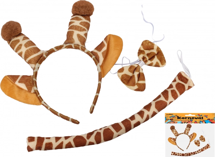 set de carnaval – girafă