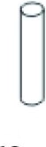 Știft Jamara 2,5 × 11,8 mm – 10 bucăți