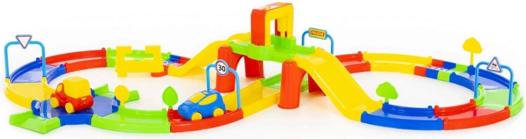 Circuit colorat în formă de opt