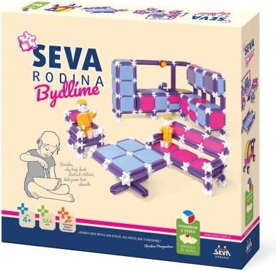 Seva Rodina – locuință, set de construcție pentru copii (564 piese)