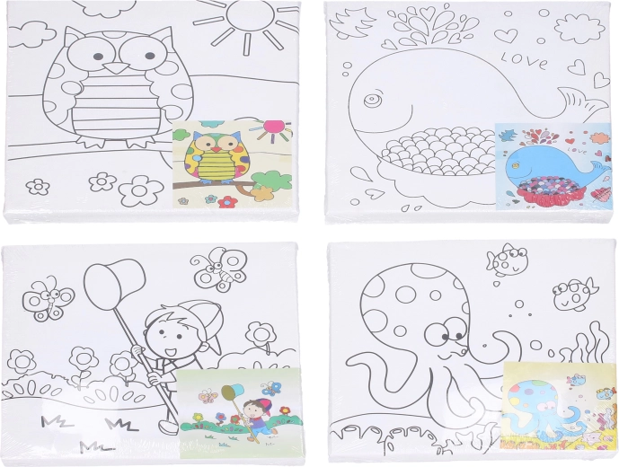 Pictură ușoară datorită contururilor clare