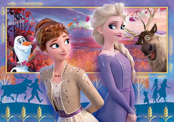 Puzzle 60 piese Super Color Regatul de Gheață 2