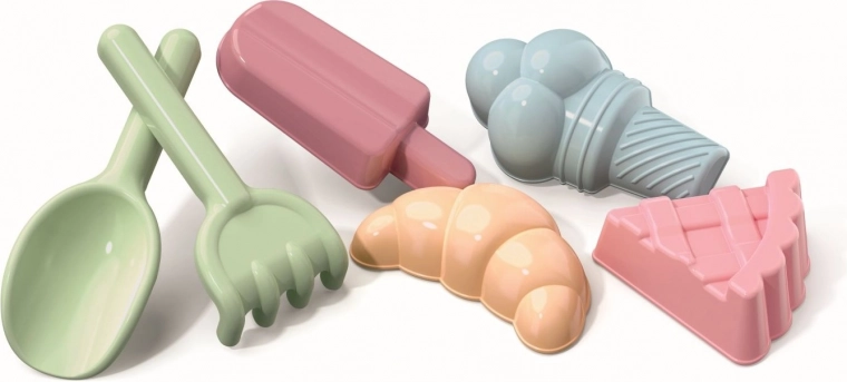 Androni set din 6 piese cu forme pentru nisip – cofetărie