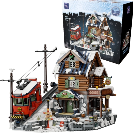 Pantasy Summit Cabin – cabană alpină, set de construcție, 3135 piese