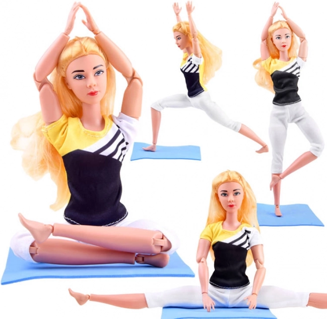 păpușă gimnastică pentru yoga și fitness 30 cm