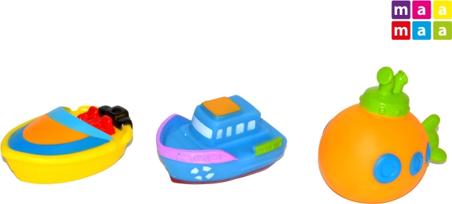 Set de bărcuțe din cauciuc pentru bebeluși, 3 buc.