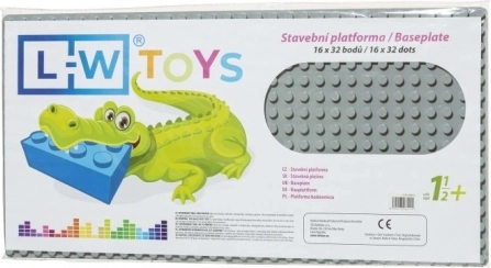 Bază de construcție Junior 16x32 gri