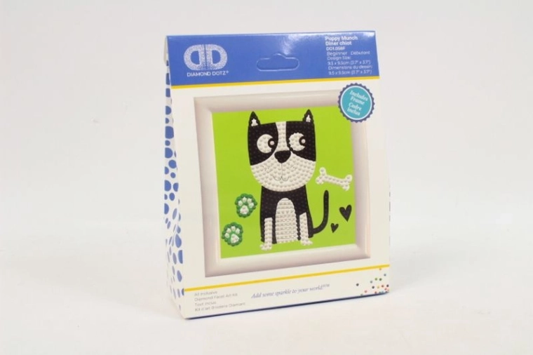 Diamond Dotz Puppy Munch – set pentru broderie cu diamante