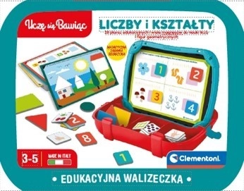Servietă educativă clementoni forme și numere