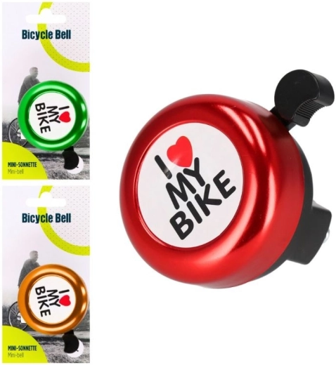Sonerie metalică pentru bicicletă, în 3 culori - 1 bucată