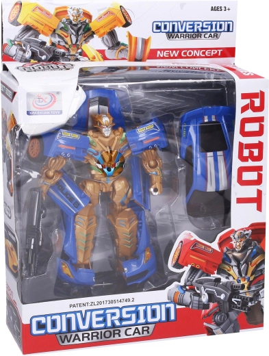 Robotul Warrior cu efecte luminoase și sonore 21 cm - 1 bucată