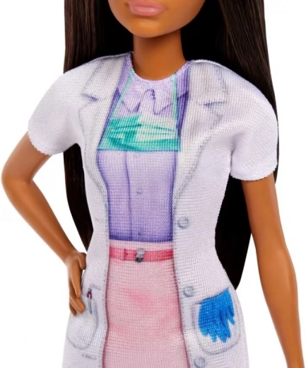 Barbie în halat de dentist cu accesorii